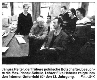 Max-Planck-Schule Kiel, Botschafter aus Polen