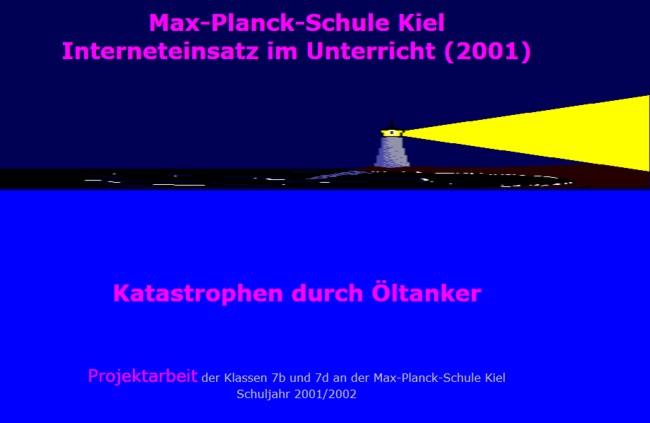 Max-Planck-Schule Kiel, Projektarbeit, Jg. 7